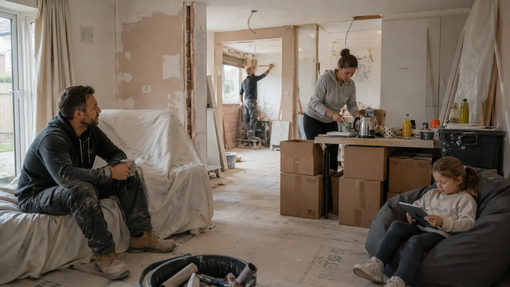 Living on a Building Site: How to Survive a Home Renovation